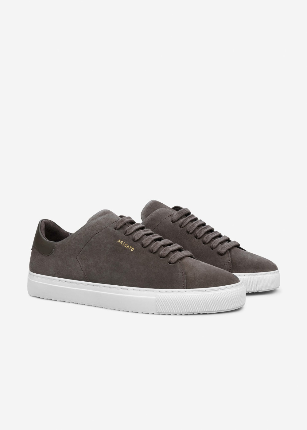 Clean 90 Axel Arigato Suede Dk Brown/White Homme | UVB-75628335