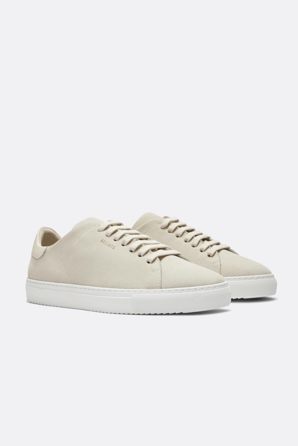 Clean 90 Axel Arigato Suede Off White/White Homme | ZMN-76804894