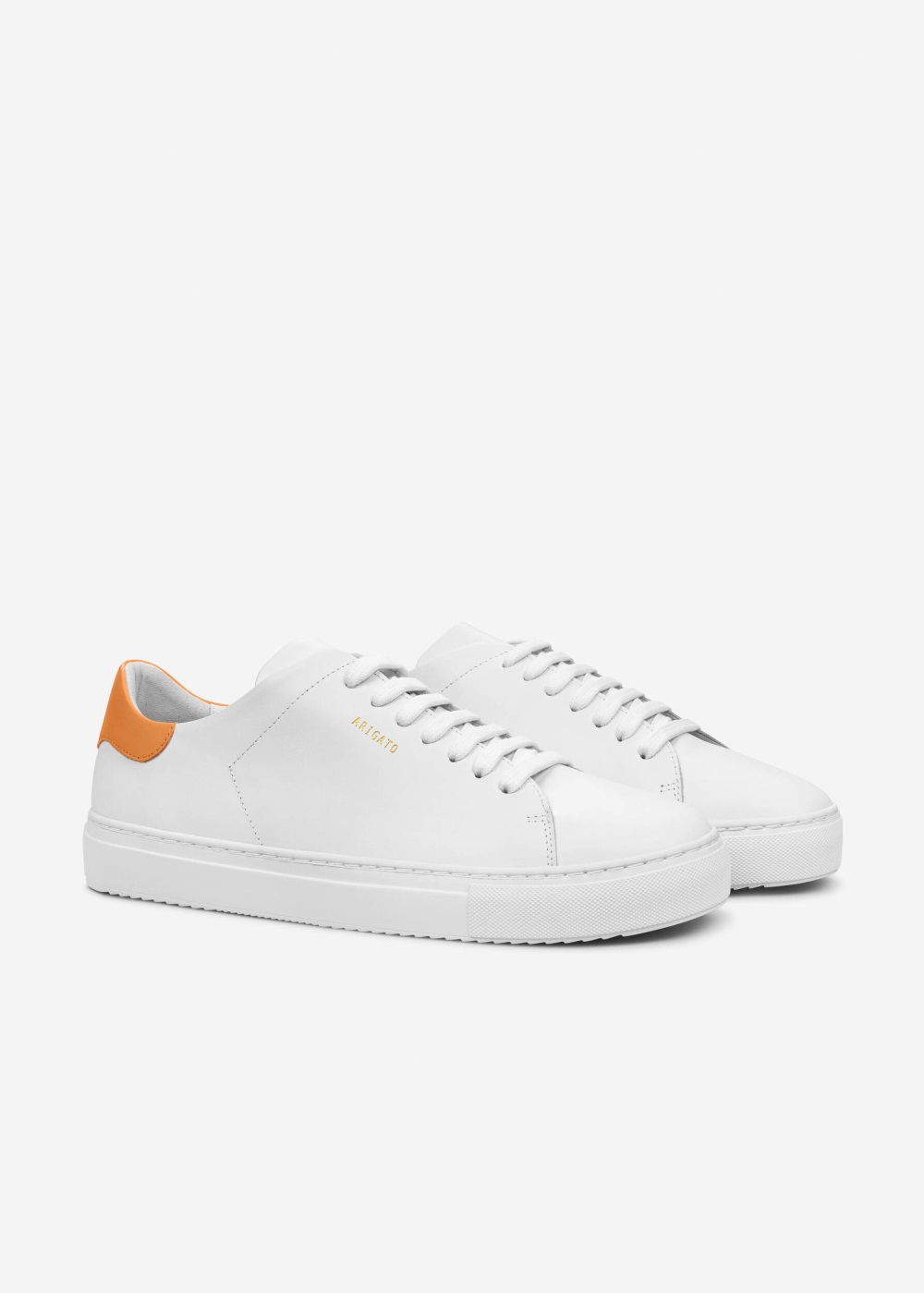 Clean 90 Axel Arigato White/Orange Homme | MJV-48758324