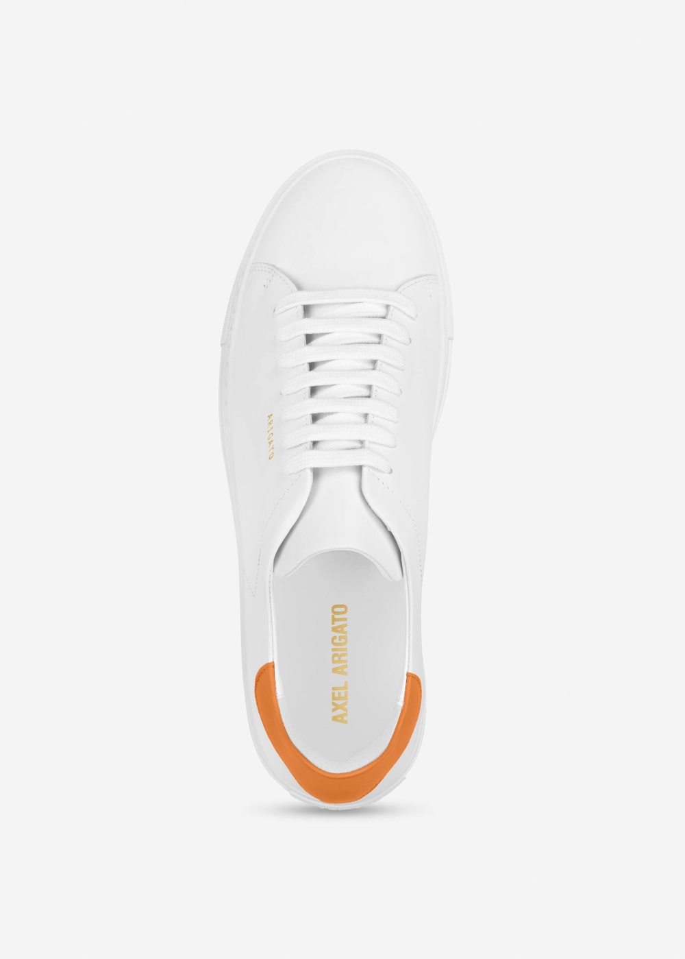 Clean 90 Axel Arigato White/Orange Homme | MJV-48758324