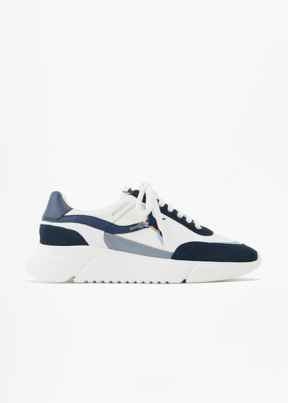 Genesis Axel Arigato B Bird Runner White/Blue Homme | OHI-71199155