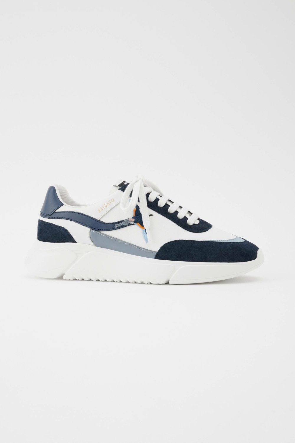 Genesis Axel Arigato B Bird Runner White/Blue Homme | OHI-71199155