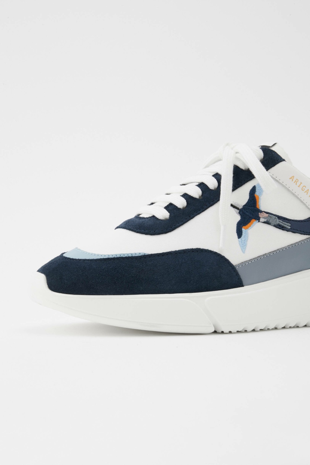 Genesis Axel Arigato B Bird Runner White/Blue Homme | OHI-71199155