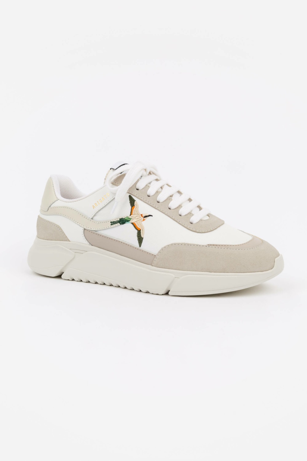 Genesis Axel Arigato B Bird Runner White/Beige Homme | QOH-31088409