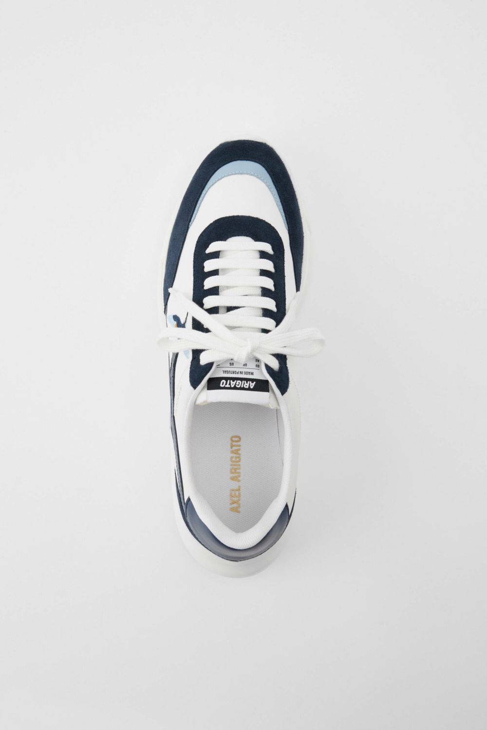 Genesis Axel Arigato B Bird Runner White/Blue Homme | OHI-71199155