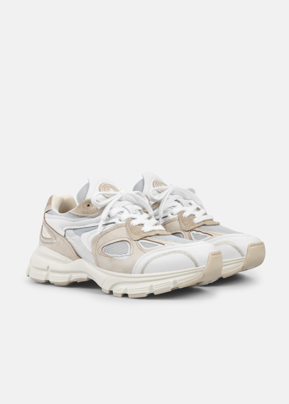 Marathon Runner Axel Arigato Beige/White Femme | QOO-75231651