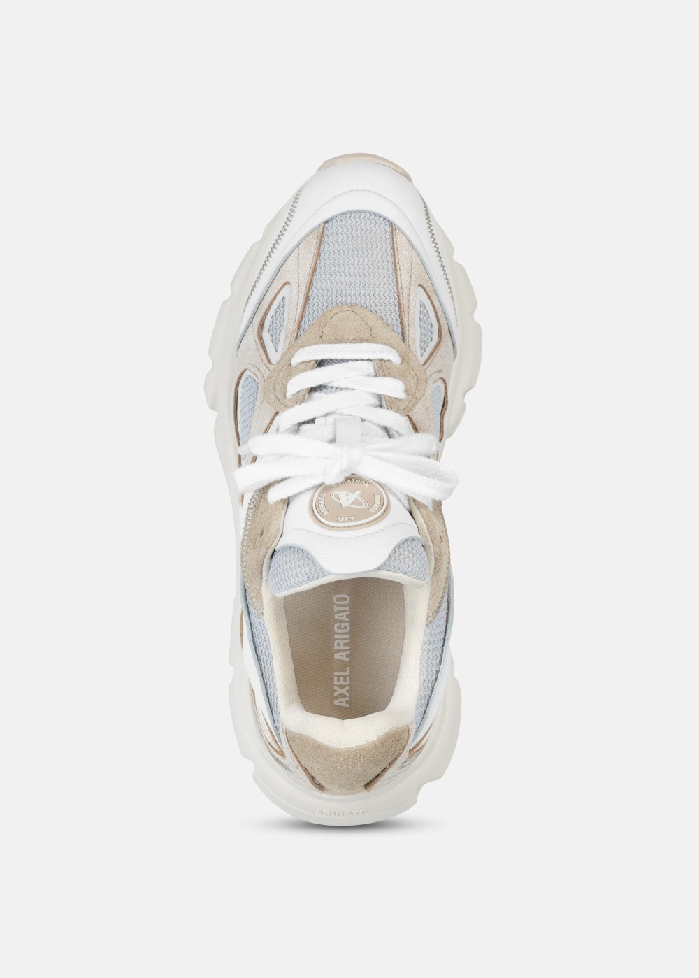 Marathon Runner Axel Arigato Beige/White Femme | QOO-75231651