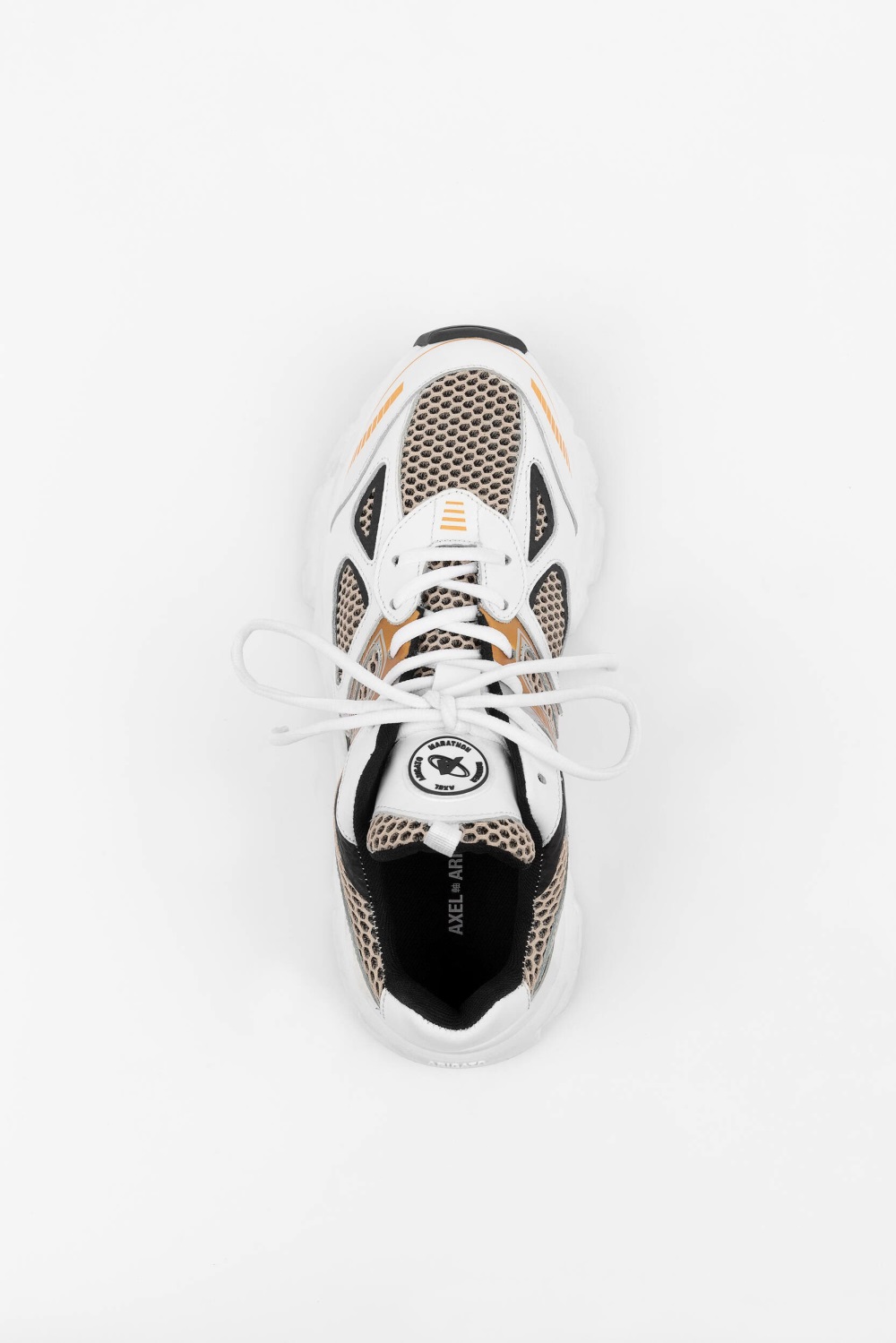 Marathon Runner Axel Arigato White/Black/Orange Femme | KZO-38793951