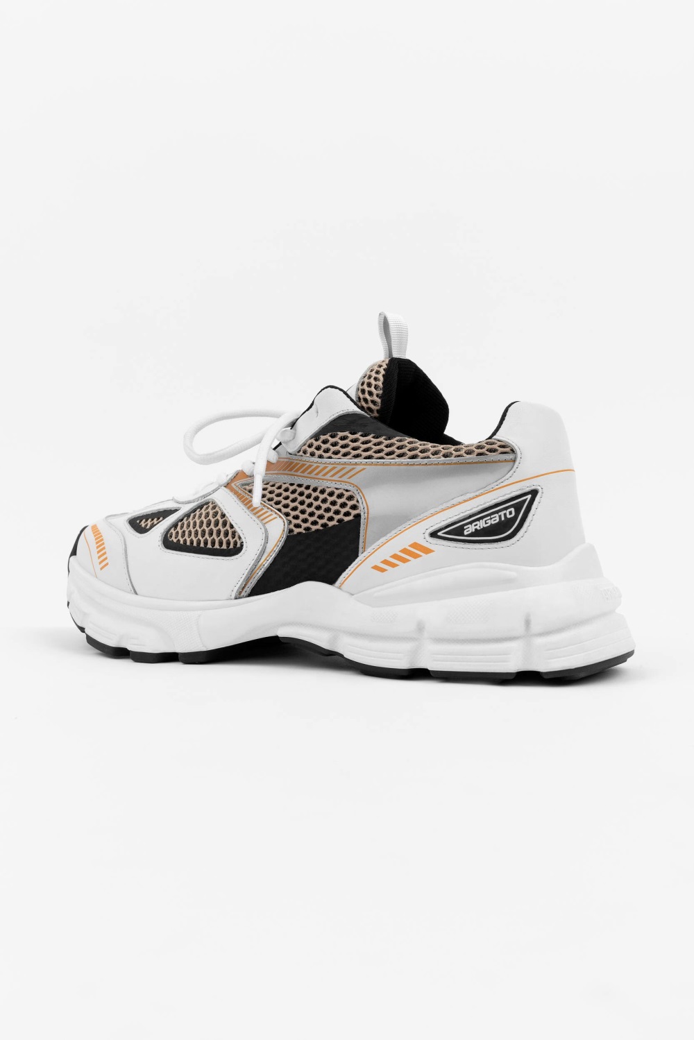 Marathon Runner Axel Arigato White/Black/Orange Femme | KZO-38793951